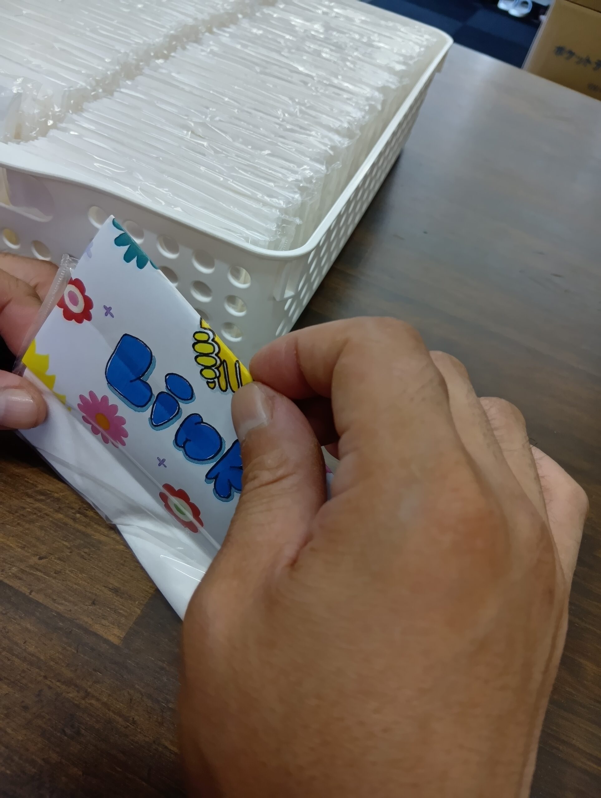 一人ひとりのペースで作業を進める様子